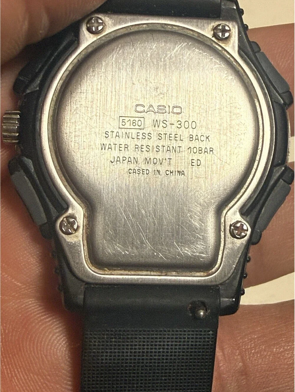 CASIO Illuminator WS-300 Digi-Ana Watch, Working , Needs Battery